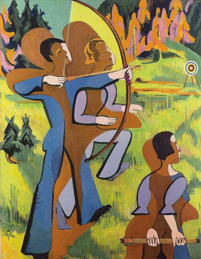 archers (1935 - 1937) - Ernst Ludwig Kirchner