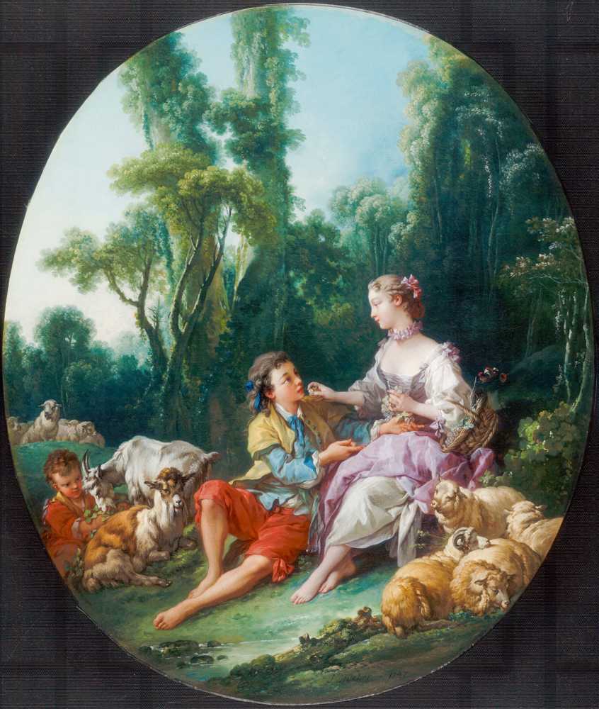 Are They Thinking about the Grape (Pensent-ils au raisin ) (1747) - Boucher