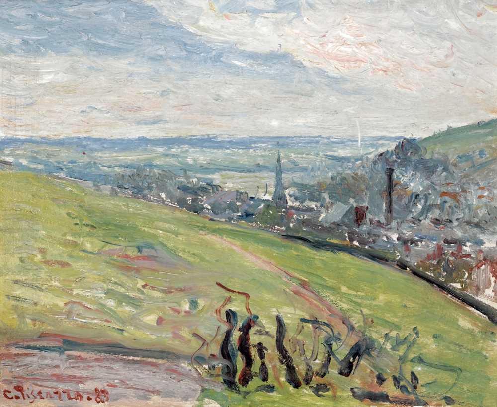 Around Rouen (1883) - Camille Pissarro