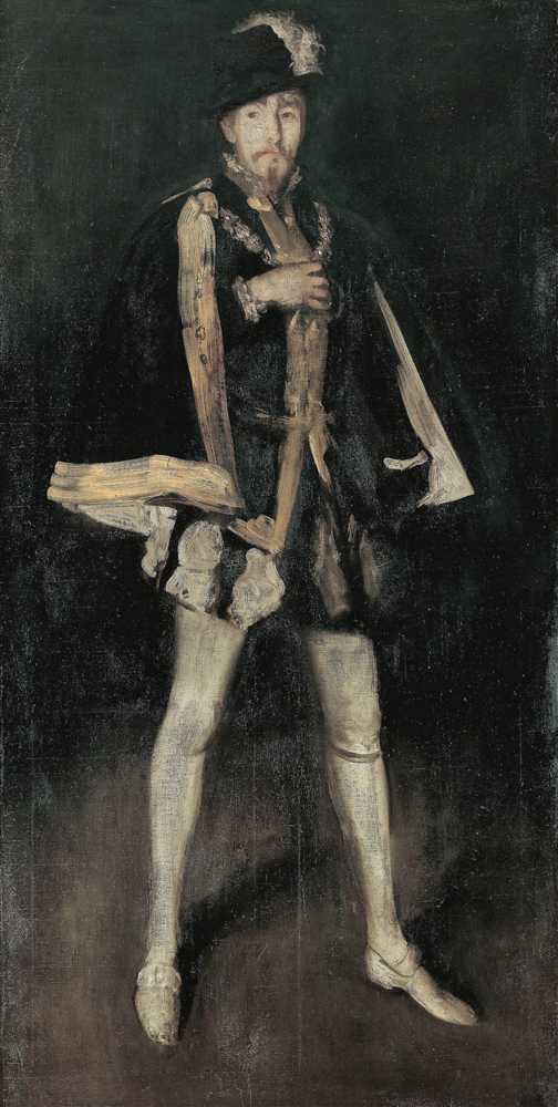 Arrangement in Black, No. 3, Sir Henry Irving as Philip II of Spai... - Whistler