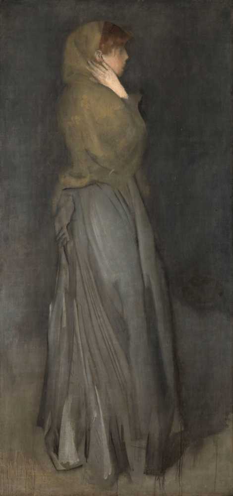 Arrangement in Yellow and Gray, Effie Deans (c. 1876 - c. 1878) - Whistler
