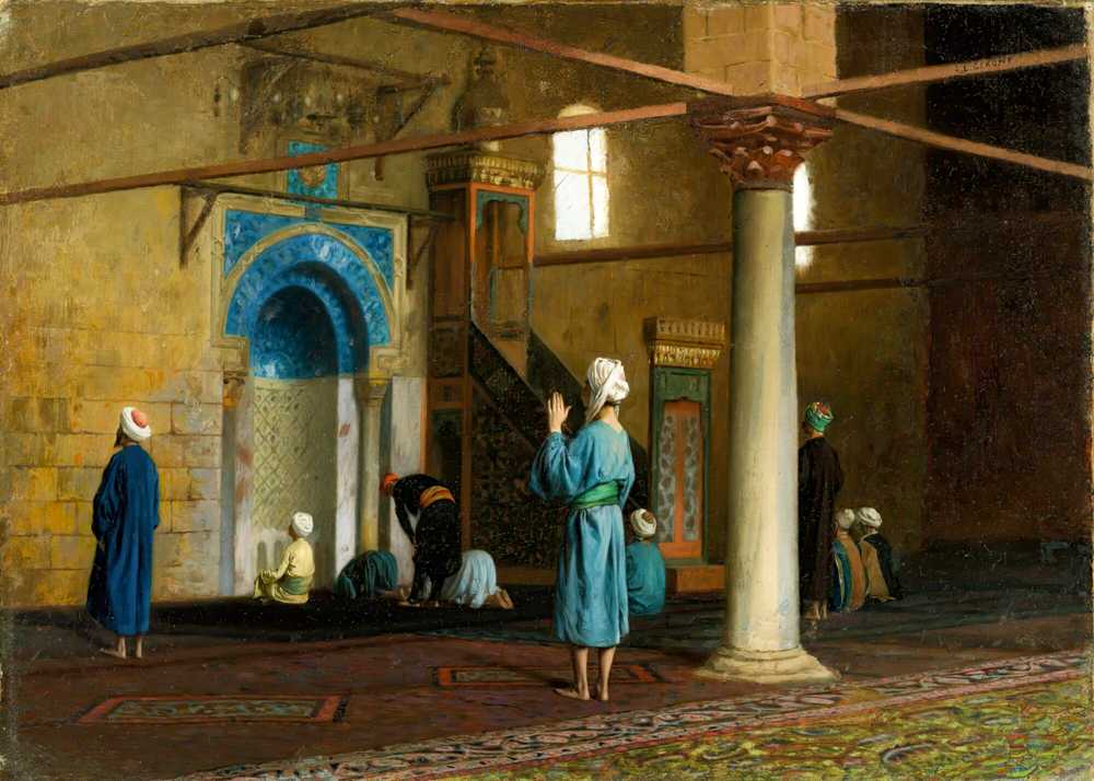 At Prayer, Cairo - Jean-Leon Gerome