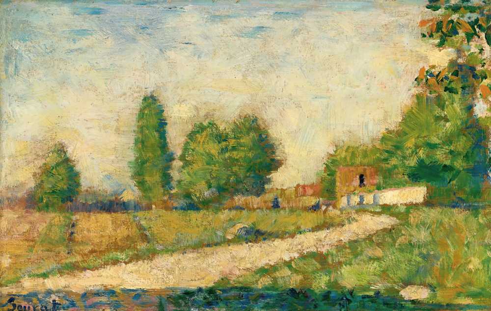 At the Edge of the Village - Georges Seurat