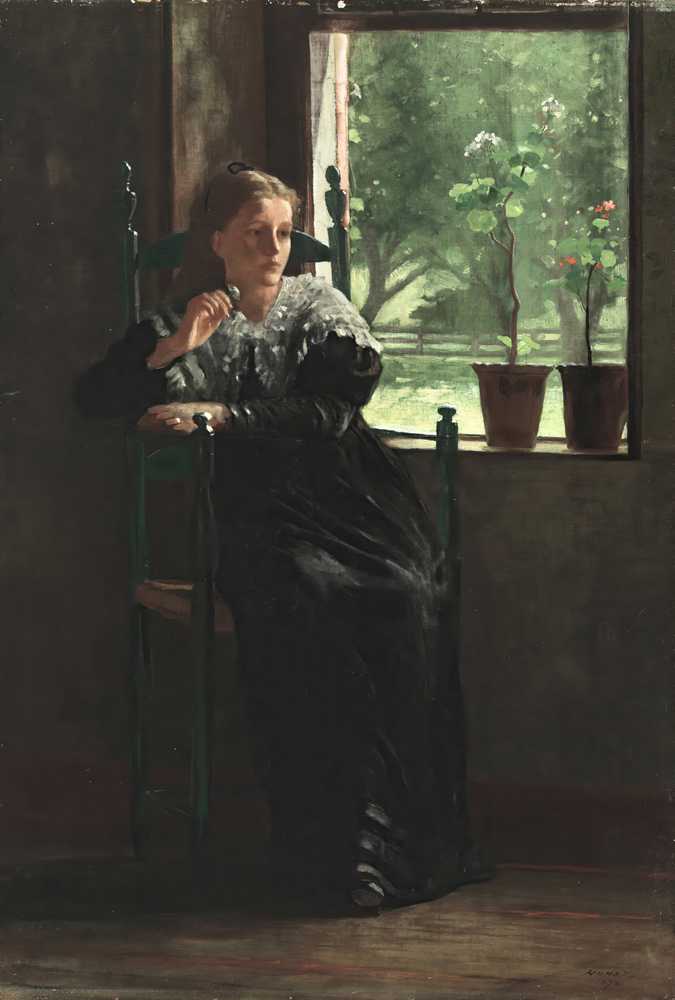 At the Window (1872) - Winslow Homer