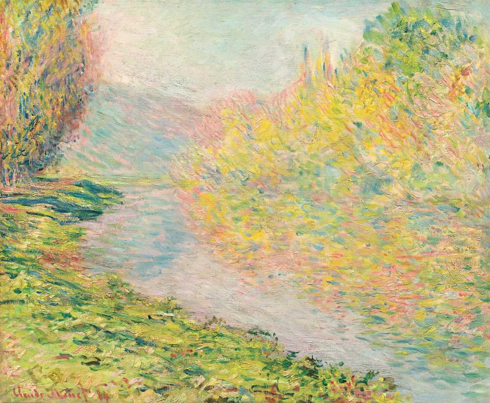 Autumn at Jeufosse (1884) - Claude Monet