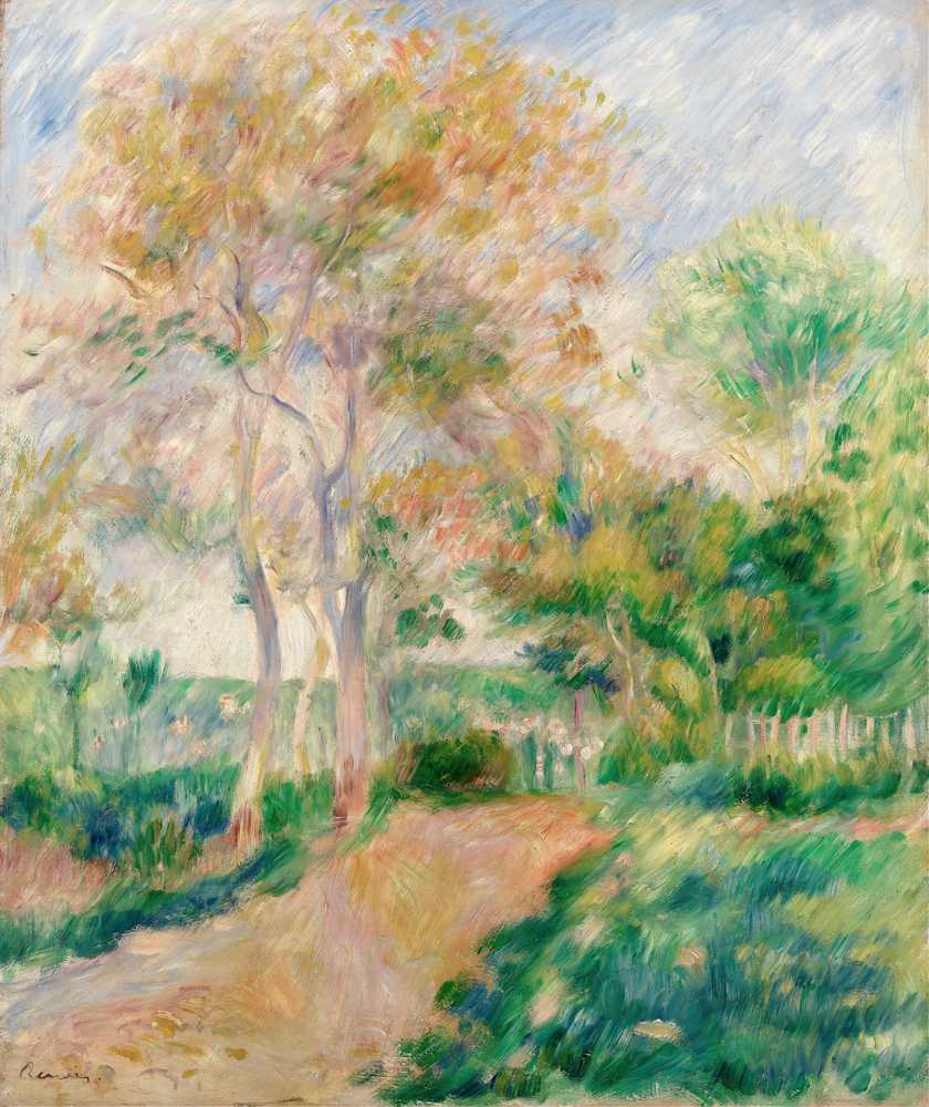 Autumn Landscape (c. 1884) - Auguste Renoir