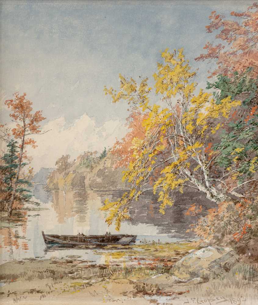 Autumn on the Lake (1892) - Jasper Francis Cropsey
