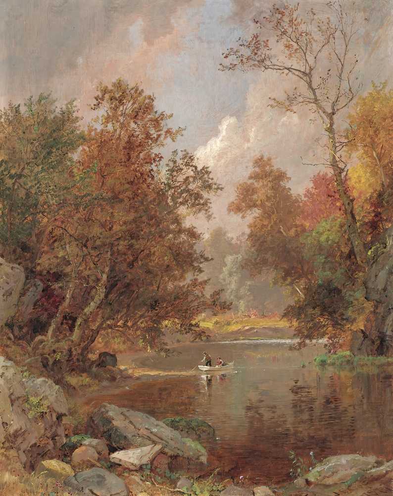 Autumn On The River (1877) - Jasper Francis Cropsey