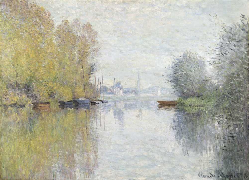 Autumn on the Seine, Argenteuil (1873) - Claude Monet