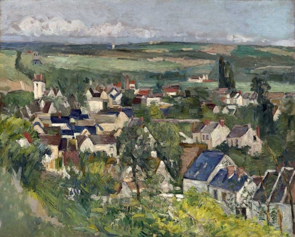 Auvers, Panoramic View (1873) - Paul Cezanne