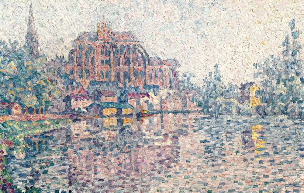 Auxerre, The River (1902) - Paul Signac
