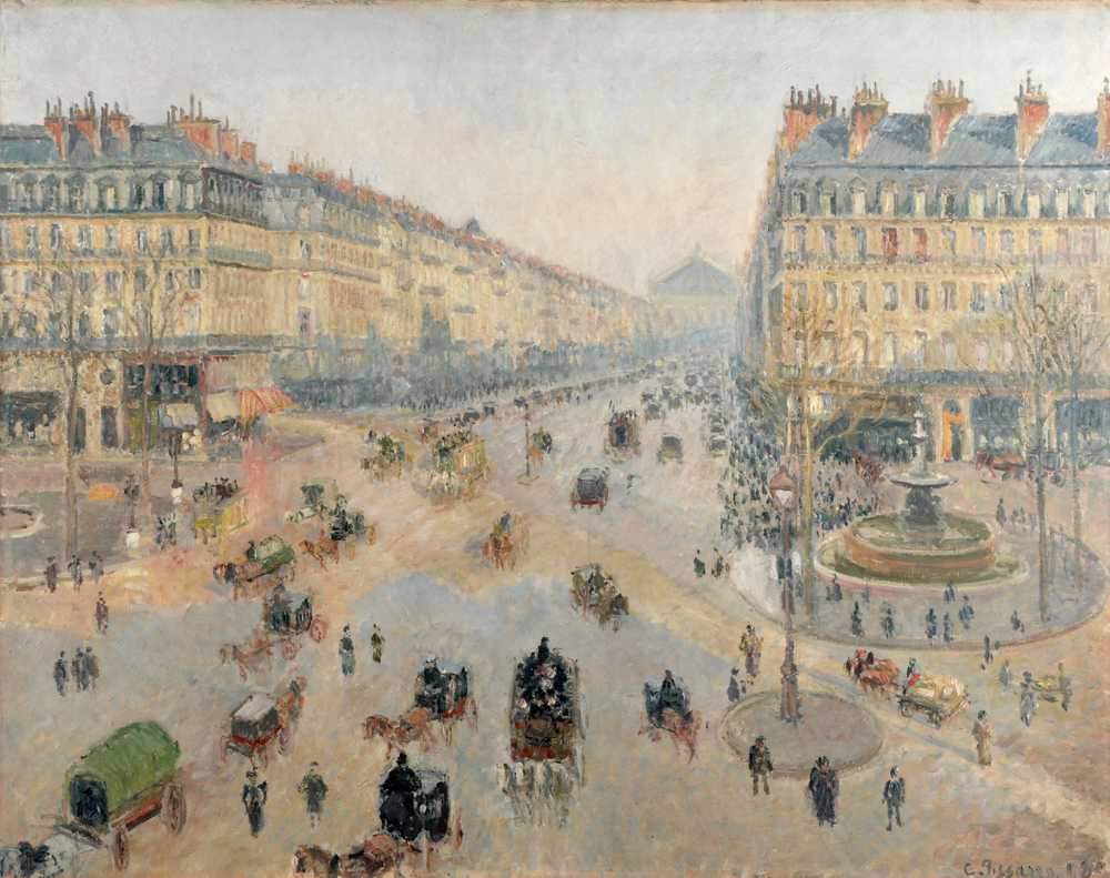 Avenue de l'Opera (1898) - Camille Pissarro