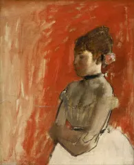 Ballet Dancer With Arms Crossed (circa 1872) - Edgar Degas