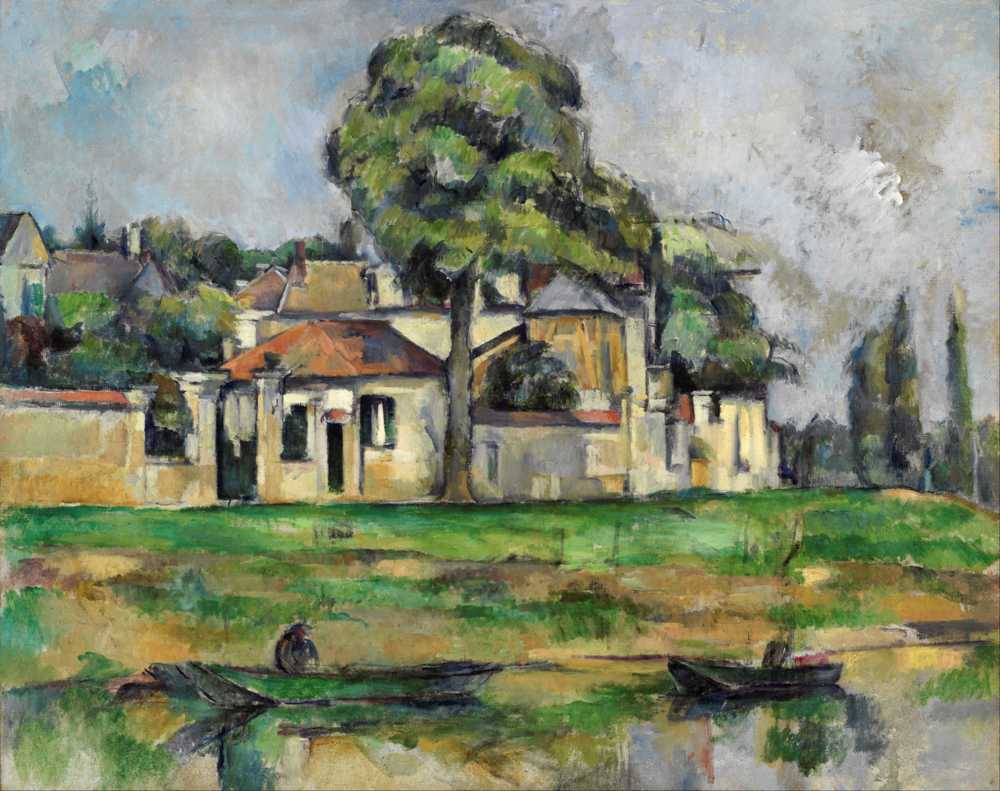 Banks of the Marne (circa 1888) - Paul Cezanne
