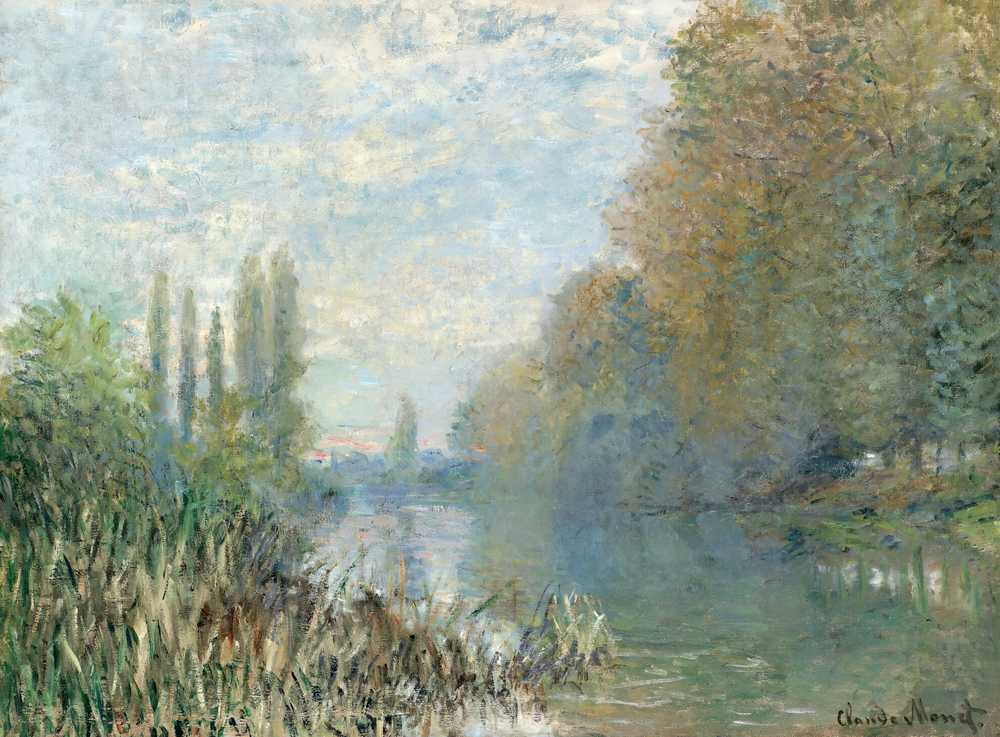 Banks Of The Seine In Autumn (1876) - Claude Monet