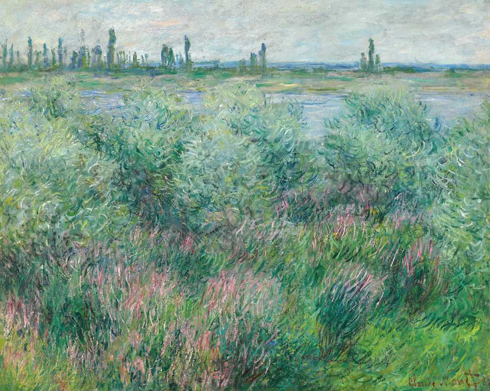 Banks Of The Seine Near Vetheuil (1881) - Claude Monet
