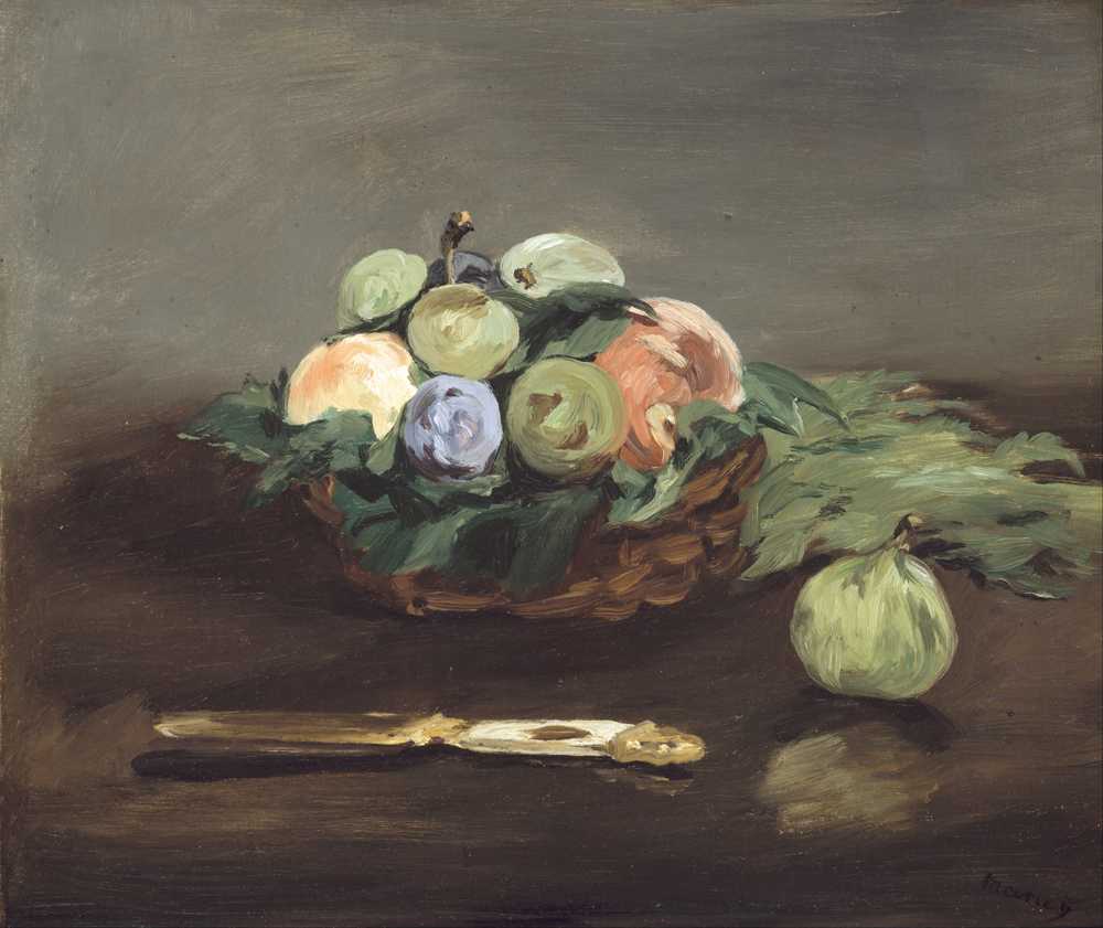Basket of Fruit (circa 1864) - Edouard Manet