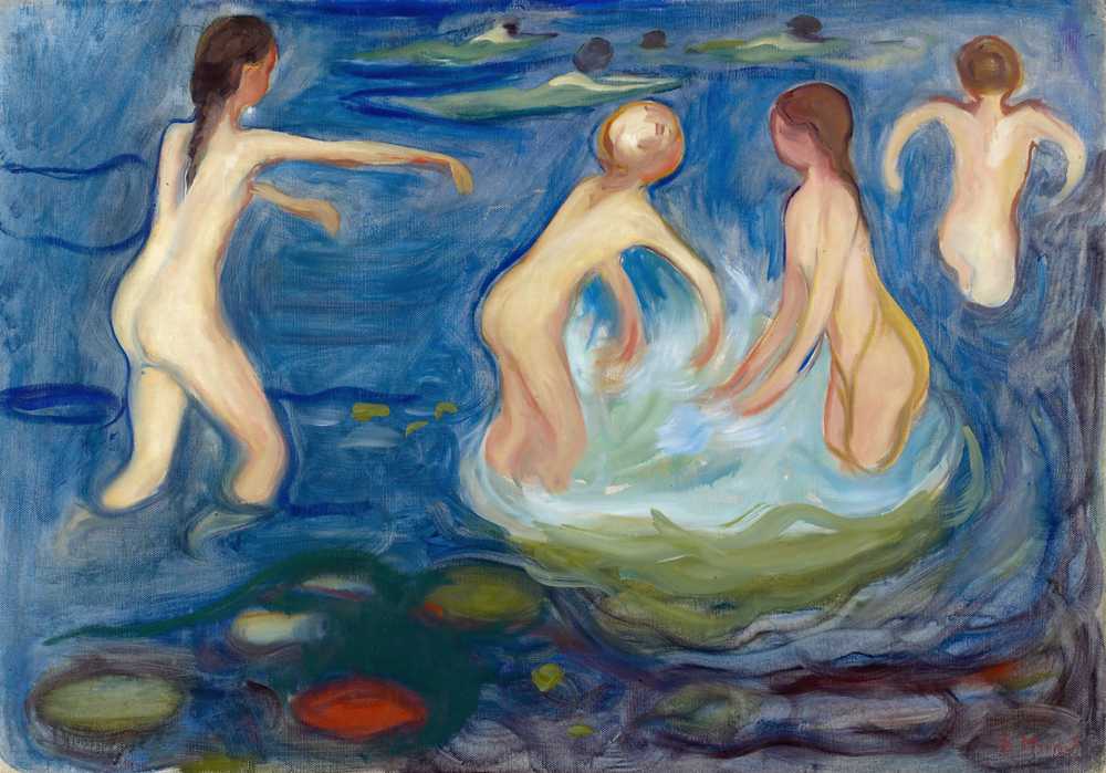 Bathing Girls (1897–99) - Edward Munch