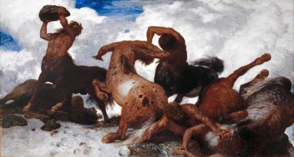 Battle of the Centaur (1872-1873) - Arnold Bocklin