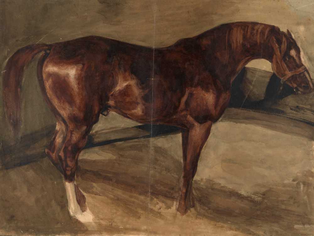 Bay horse (infinite work) (1832 - 1835) - Piotr Michałowski