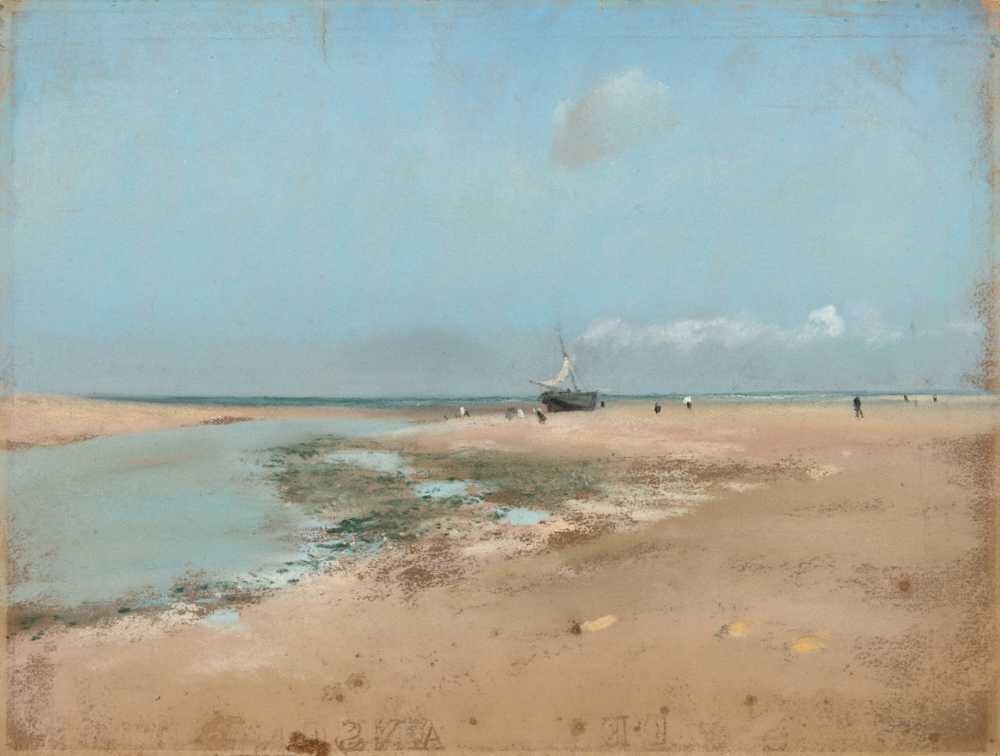 Beach at Low Tide (Mouth of the River) (1869) - Edgar Degas