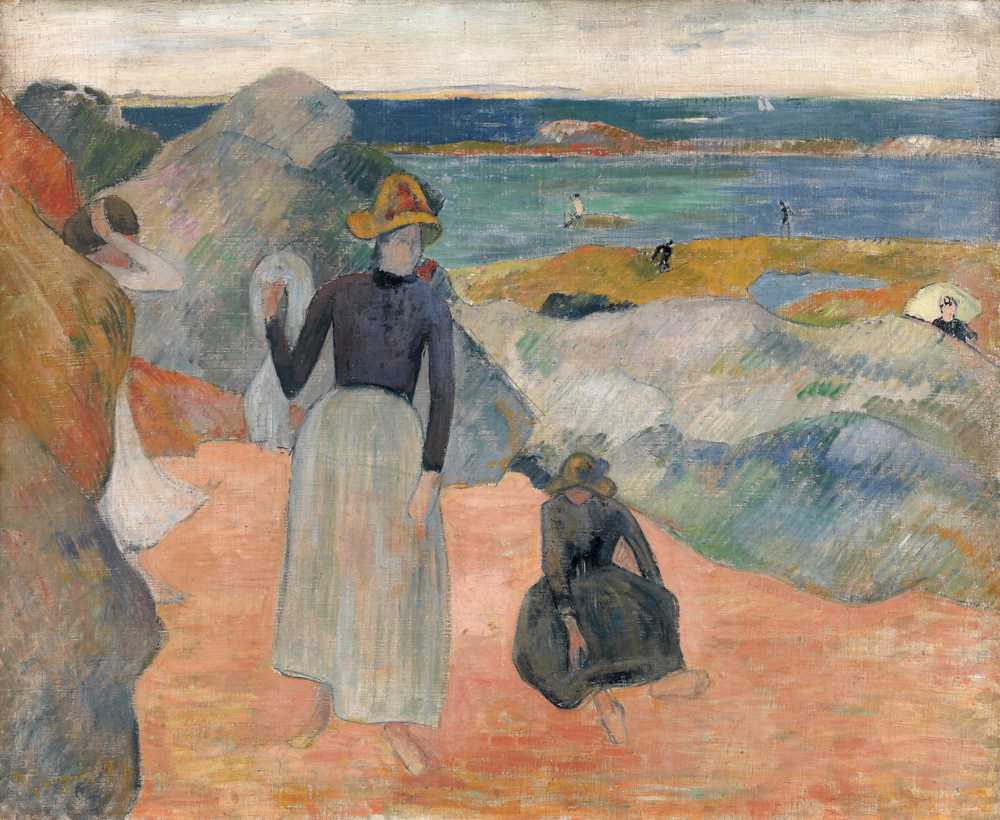 Beach Scene (1889) - Paul Gauguin