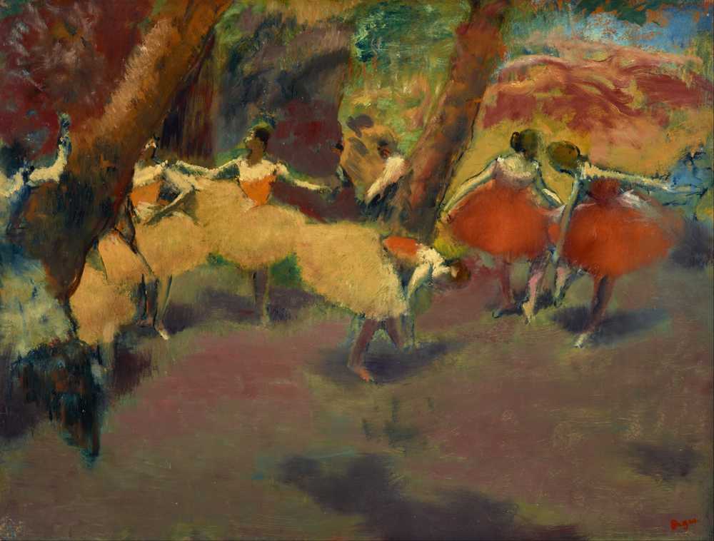 Before The Performance - Edgar Degas