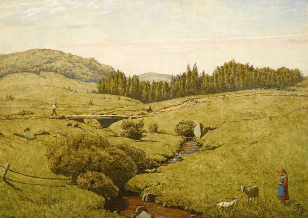 Black Forest Landscape (1917) - Hans Thoma