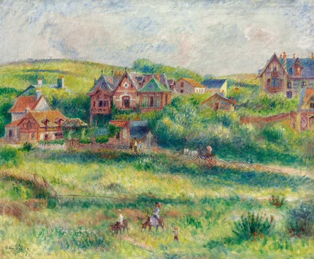 Blanche Pierson's Chalet at Pourville (1882) - Auguste Renoir