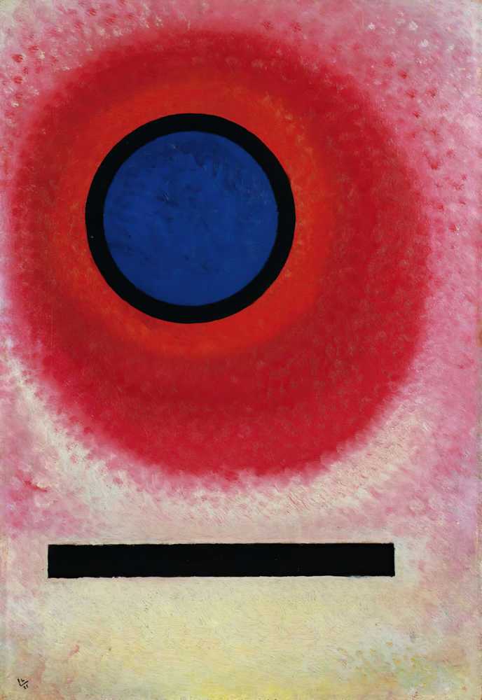 Blue circle no. 2 (Cercle Bleu II) (1925) - Wassily Kandinsky
