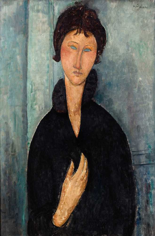 Blue Eyed Woman (1918) - Amedeo Modigliani