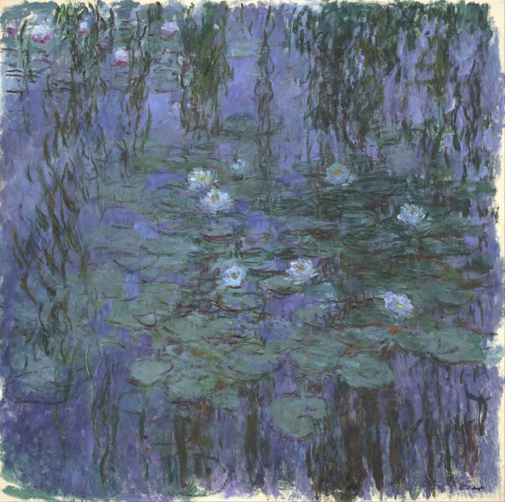 Blue Water Lilies (1916 - 1919) - Claude Monet