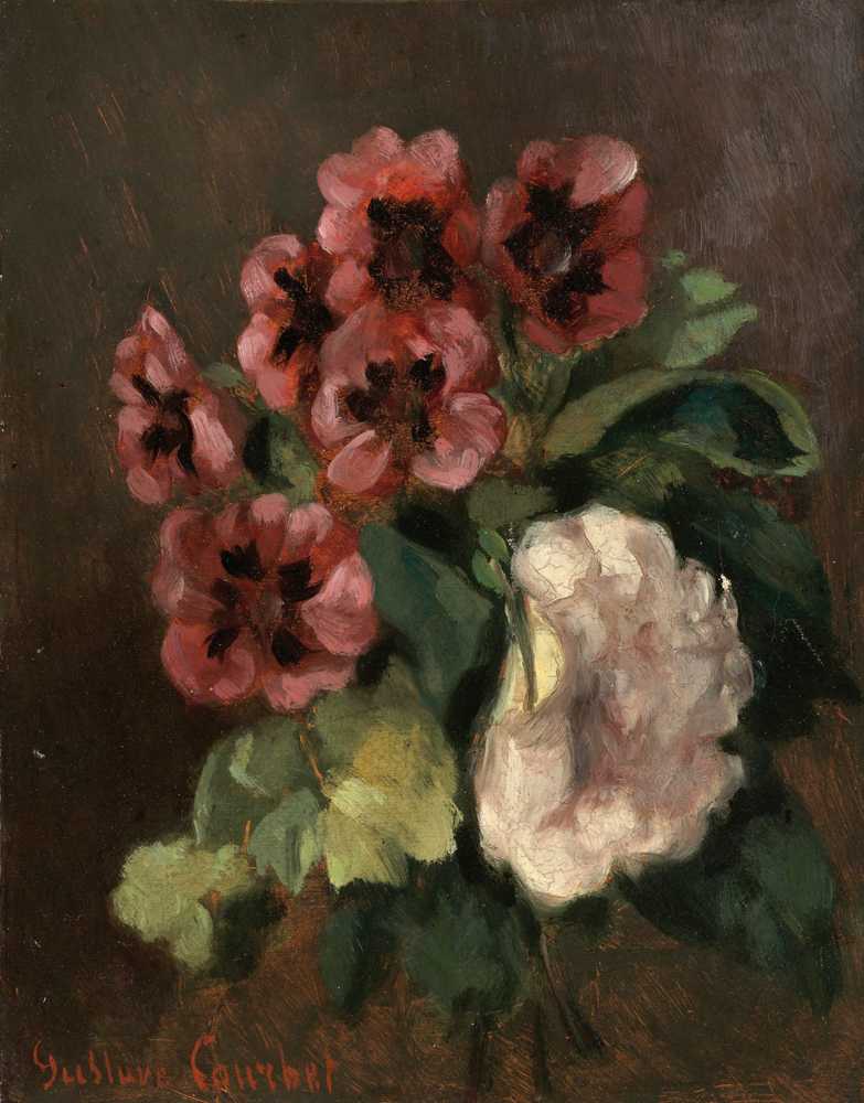 Bouquet Of Flowers - Gustave Courbet