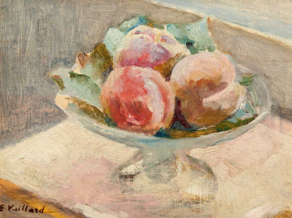 Bowl of peaches - Jean-Edouard Vuillard
