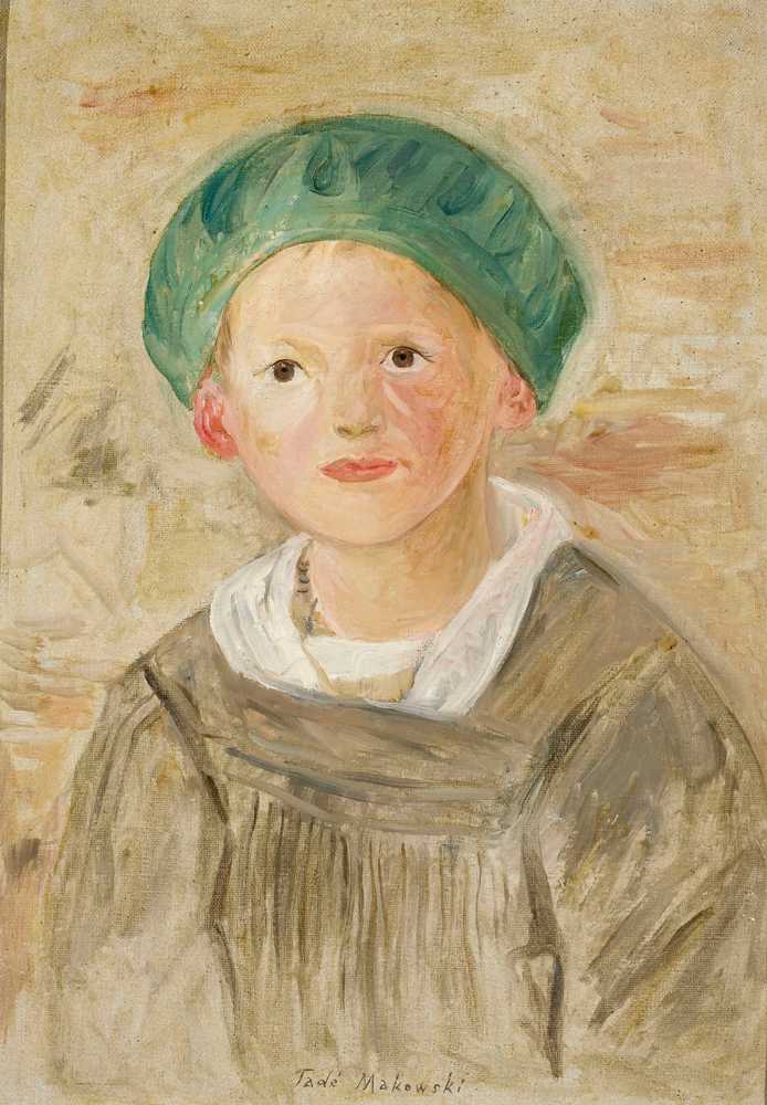 Boy in a green cap (1923) - Tadeusz Makowski