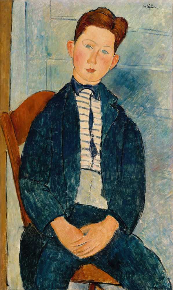 Boy in a Striped Sweater (1918) - Amedeo Modigliani