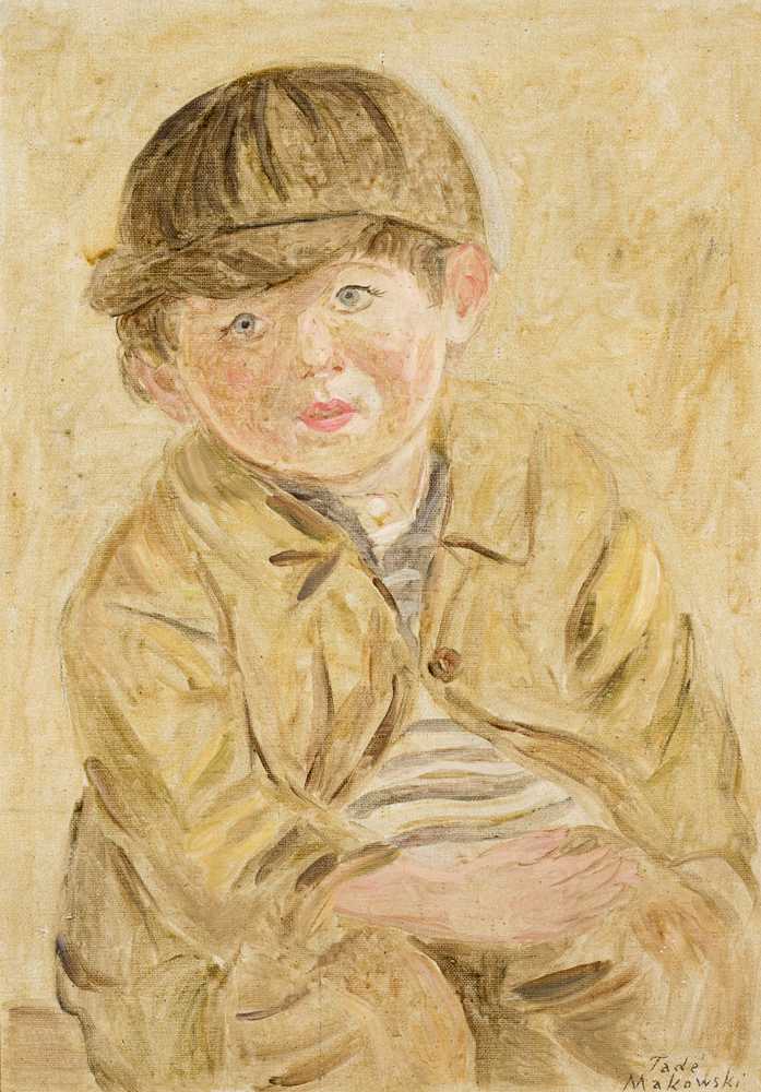 Boy in a visored cap (1923) - Tadeusz Makowski