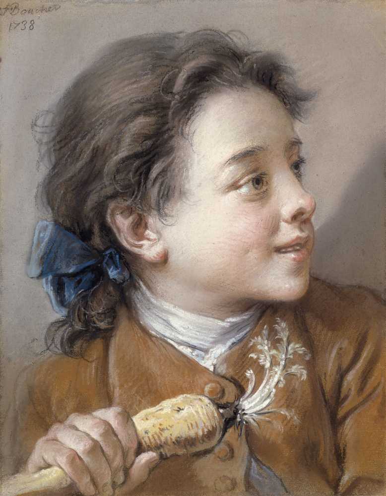 Boy with a Carrot (1738) - Francois Boucher