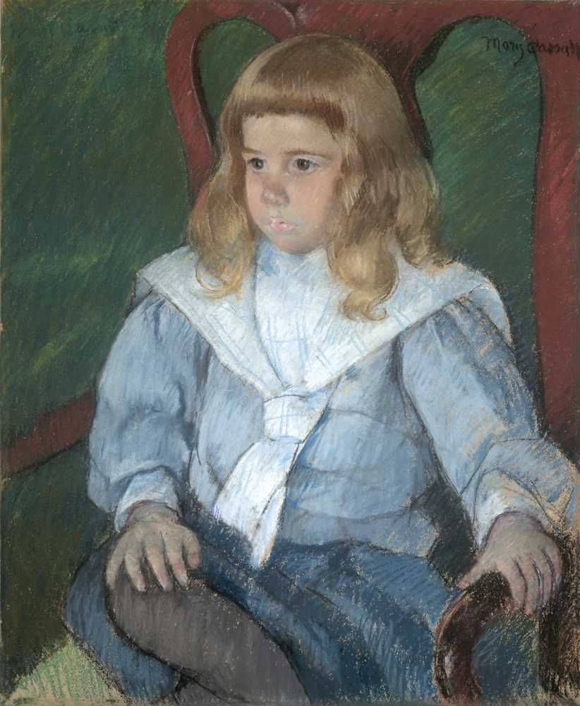 Boy with Golden Curls - Mary Cassatt