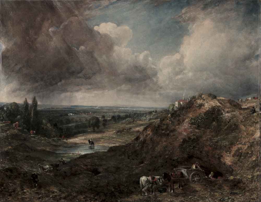 Branch Hill Pond, Hampstead - John Constable