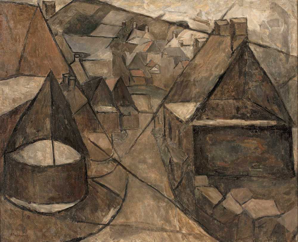Breton landscape with a well (1913) - Tadeusz Makowski