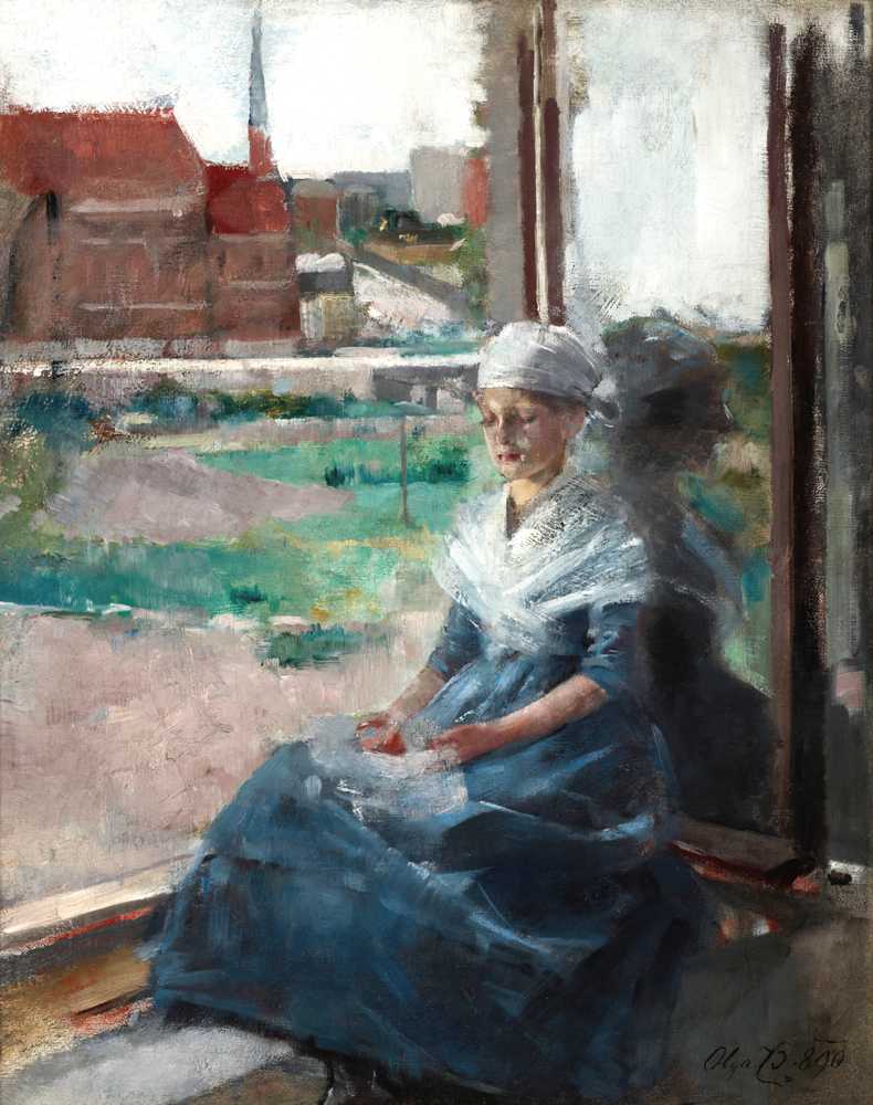 Breton Woman (1890) - Olga Boznańska