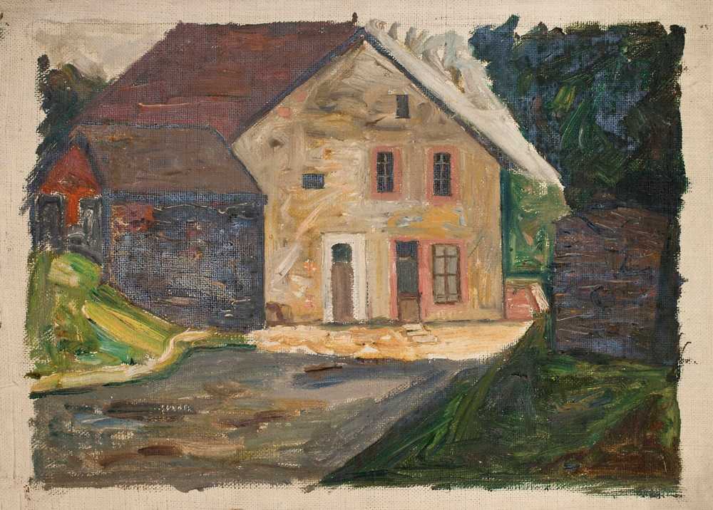 Brick house with an annex (1924) - Tadeusz Makowski