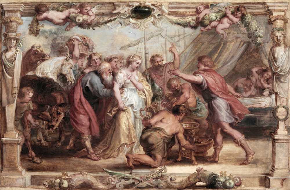 Briseis Given Back to Achilles (between 1630 and 1631) - Peter Paul Rubens