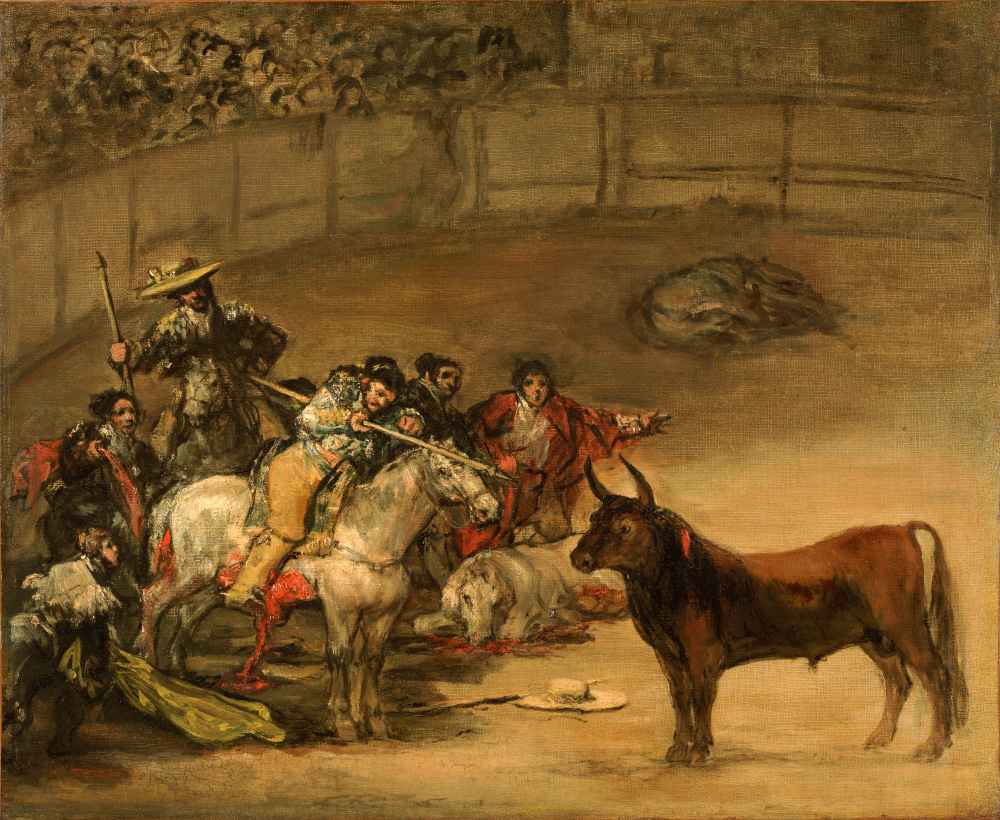 Bullfight, Suerte de Varas - Francisco Goya