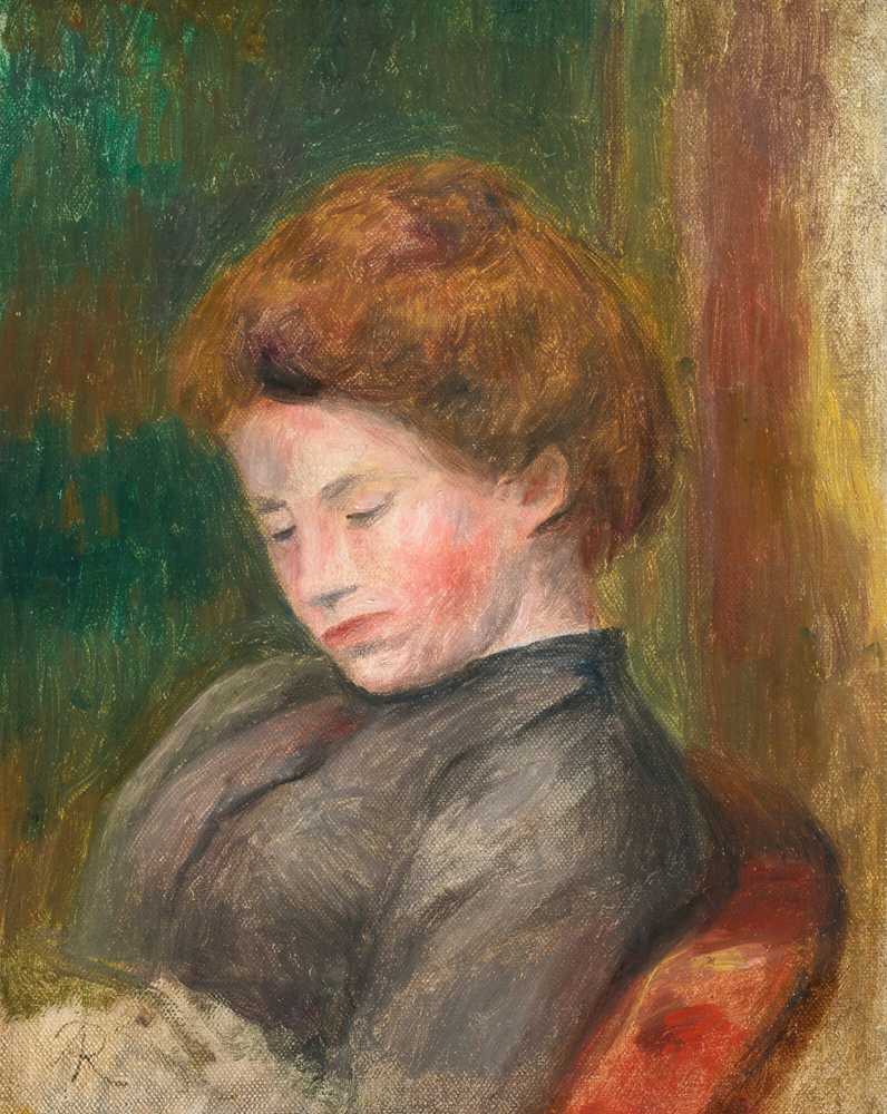 Bust Of A Woman (circa 1896-1900) - Auguste Renoir