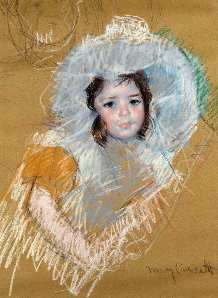 Buste de fillette (1902) - Mary Cassatt