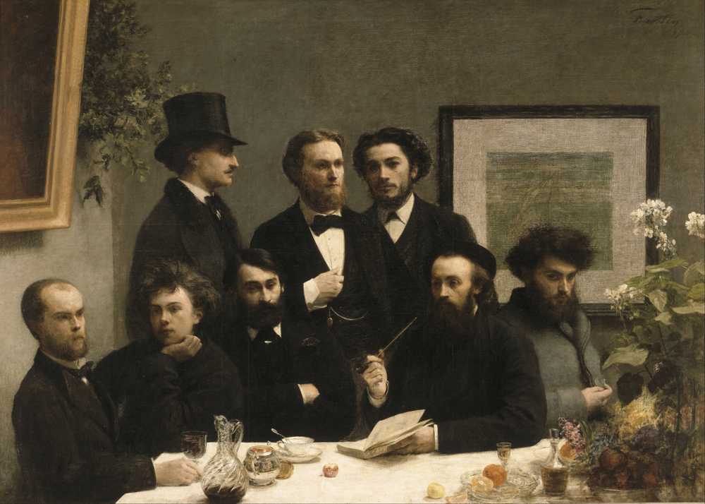 By The Table (1872) - Henri Fantin-Latour