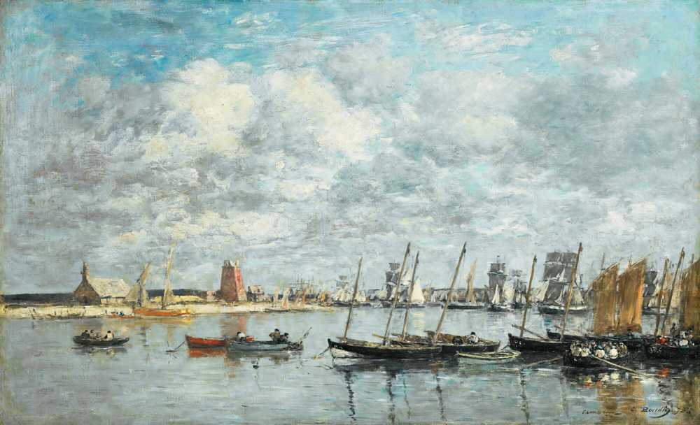 Camaret, The Port (1873) - Eugene Boudin