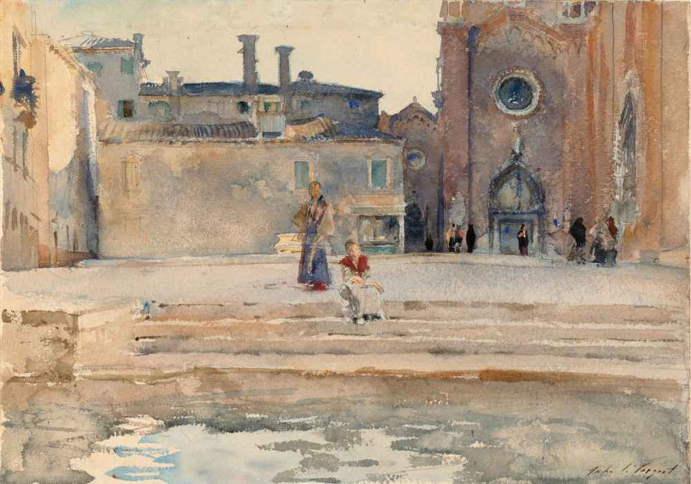 Campo dei Frari, Venice - John Singer Sargent